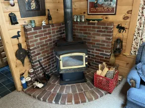 Cozy  Sebec Lake front cabin with dock and fire pit - Image 2