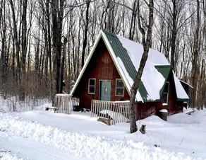 Off grid solar a-frame cabin Northwoods Farm Stay Hundreds of Acres to Explore - Image 5