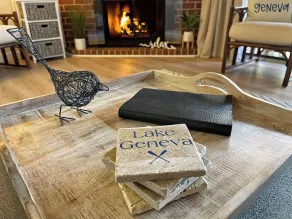 Lake Geneva Getaway | King Bed • Fireplace • Pool - Image 2