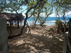 Bungalow in a communal garden with a house, ocean view, and private beach - Image 4