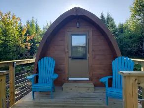 Puffin Pod Hike-In Sleeping Pod at Sally's Brook Off-Grid Luxury Cabins - Image 4