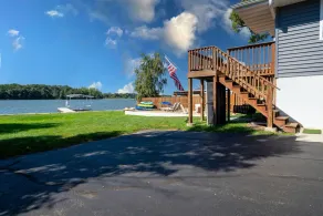 3Bed 2Bath Luxury Lake House on Myers Bay Private Pier Beach Firepit and Deck - Image 2