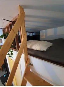 modern studio with mezzanine - Image 4