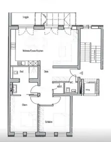 Koblenz Sud exklusive und zentrale Designer Wohnung - Image 3