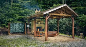 Romantic Penrose Cabin w/ Pond, Trails & Hot Tub - Image 3