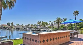 Waterfront Discovery Bay Home Outdoor Bar and Dock - Image 4