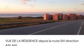 TANGER/ASILAH: APPART 50m2 FACE MER ET PISCINES, 5 PLACES, TOUT ÉQUIPÉ+WIFI+CLIM - Image 2