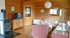 Holzblockhaus mit Kamin am Kite Surf und Badestrand - Image 5