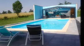 Maison de 2 chambres avec piscine partagee jardin amenage et wifi a Andouque - Image 3