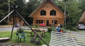 CHALET EN BOIS ROND - Image 2