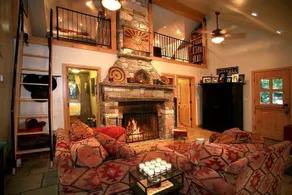 Storybook Stone Cottage 2 Bedrooms 1 Bathroom Cabin - Image 2
