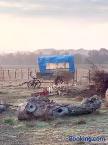 Camping sauvage a la ferme dans un chariot de western pour 1 a 2 personnes - Image 3